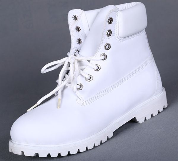 Boots Martin Boots clásicos Mujeres Diseñadores de motocicletas Zapatos impermeables al aire libre Negro Blanco Blanco Tamaño de alta calidad 36-40 para hembra