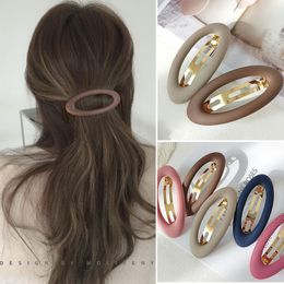 Mode Matte Snap Haarspeldjes voor Vrouwen Haarspeld Haarspeldjes Haarspeld Paardenstaart Houder Haarspelden Meisjes Haaraccessoires