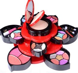 Mode gemiddeld make -uppalet set rotatietype palet oogschaduw blusher lipstick make -up set cosmetisch gereedschap set6974163