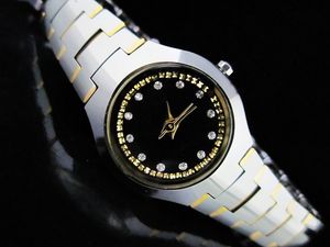 Mode Heren Business Horloges Tungsten Staal Paar Quartz Horloge RA14 Gratis verzending