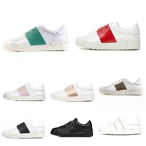 Fashion Men andopen European Version of White Redgold Drie-laags zwarte jas open lage wilde buitensporten en vrouwen casual schoenen leren schoenen sneakers paren