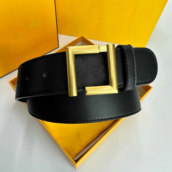 Mode Hommes Ceinture Designer Marque Femmes Ceinture En Cuir Classique Vintage Costume D'affaires Ceintures 4 CM De Large Noir Avec corps Peut Être Utilisé Comme Cadeau