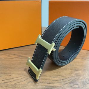 Mode hommes ceinture concepteur de luxe affaires boucle lisse ceinture hommes ceintures pour ceinture avec boîte