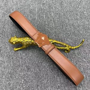 Mode Herenriemen Echt lederen riem voor dames Designer 7 kleuren Gladde gesp Tailleband Breedte 3,8 Lengte van 105 tot 125 cm Ceintures