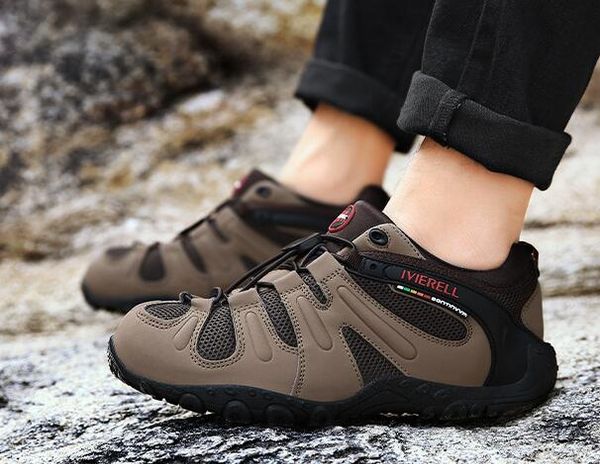 Mode hommes respirant hommes chaussures d'alpinisme en plein air antidérapant chaussures de randonnée résistant à l'usure yakuda formation en ligne yakuda magasin en ligne local