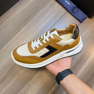 Fashion Men Casual Chores Collision Cross Running Sneakers Italie Classic Elastic Band Tops Low Tops Splicing Calfskin Designer Outdoor Casuals Athletic Shoes Box EU 38-45