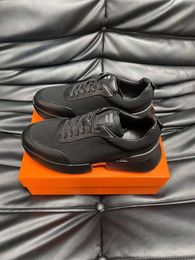 Men de mode Chaussures décontractées Heros Heros Running Sneakers Italie Disdicate Elastic Band Low Top Tie Treat Calfskin TPU Designer en caoutchouc respirant Box Box EU 38-45