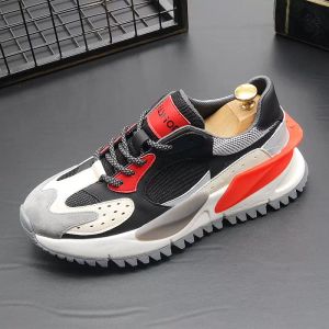 Mode hommes chaussures habillées classiques Luxurys Designers léger vulcaniser décontracté Sport baskets maille respirant extérieur formateurs