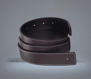 Fashion Men Designer Business Smooth H Buckle Mens Belts para cinturón de lujo con Box3766513