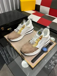 Fashion Men Designer schoenen Black Brown Letter Gedrukt 2023 Luxe heren Sneakers Sports Trainers schoen