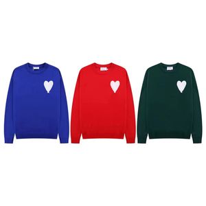 Fashion Men Designer Sweater Mens Sweater V Hals Red Hart Geborduurd patroon Heren Gebreide kleding Warm Casual Multi Color Multi -Style Gray Womens Sweater
