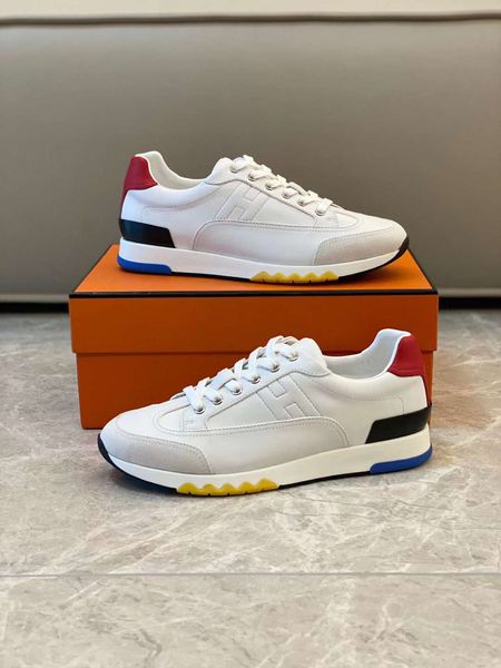 Mode Hommes Chaussures Habillées Obtenez des Baskets de Course Italie Originals Bande Élastique Basses Caoutchouc Blanc Marron Daim Cuir Multicolore Designer Marche Chaussures de Sport Boîte EU 38-45