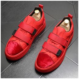 Mode hommes mocassins sans lacet décontracté en cuir hommes mocassins confortables chaussures respirant baskets 2024 nouveau noir rouge appartements 38-43