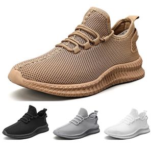 Mode hommes chaussures de course en plein air hommes grande taille baskets noir blanc marron garçons doux confortable baskets de sport en plein air 39-47