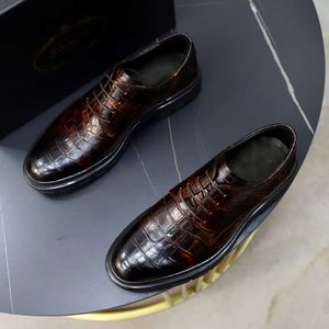 Mode hommes Oxford chaussures décontractées mocassins Saffiano appartements pissenlit Italie beaux hauts bas bande élastique écailles de poisson en cuir mocassins de marche baskets boîte EU 38-45