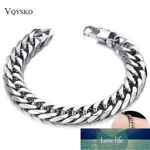 Mode Heren Armbanden Fijn gepolijst Rvs Curb Cubaanse Link Ketting Armband voor Mannelijke Sieraden Gift Accessoires Groothandel Fabriek Prijs Expert Design