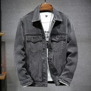 Mode hommes Denim veste printemps automne décontracté Vintage lavé manteau Streetwear ample grande taille marque homme vêtements 6XL 7XL 220822