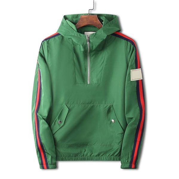 Mode Hommes Designer Veste Manteaux Veste streetwear de luxe Hiver Automne Baseball sportswear lettre Femmes Haute qualité vert Coupe-Vent Survêtement