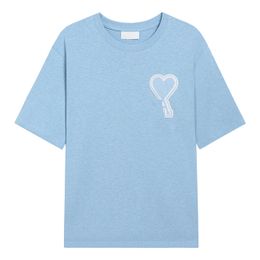 T-shirts pour hommes à la mode pour femmes Summer Double gaze 100% Cotton à haute densité Broiderie de haute qualité designer de haute qualité