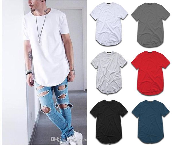 T-shirt en coton étendu pour hommes de mode t-shirts hip hop à la palangre wag harajuku rock t-shirt homme streetwear t-shirt TX145 RF MO8D