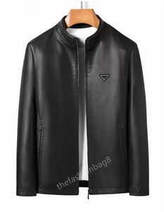 Veste en cuir pour hommes de mode Designer en cuir artificiel Parker Lettre Parker Lover Vêtements Manteau de moto Manteau coupe-vent pour hommes