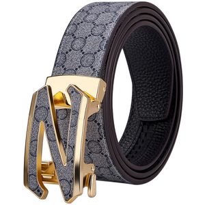 Fashion heren lederen z letter riem klassieke luxe ontwerper dames casual veelzijdige decoratieve jurken riemen