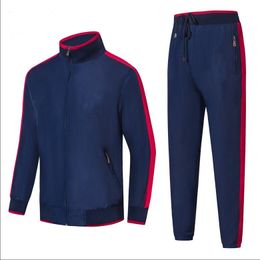 Fashion Men's Polo Crown Jack Set Zipper Sportswear Technology Technology Set Sports Casual Fashion Bordery Sportswear Set