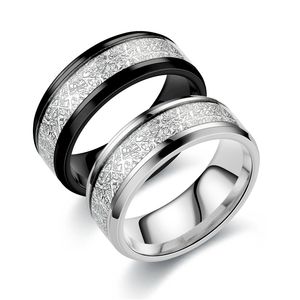 Mode Hommes Bague En Acier Inoxydable pour Bijoux Hommes Anneaux Argent Or Largeur Couleur En Gros