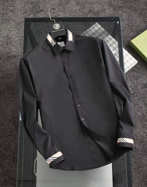 Camisas de moda para hombre, camisa informal de negocios de lujo para hombre, camisas de vestir para hombre, camisas ajustadas de manga larga para hombre, Medusa Shirt01