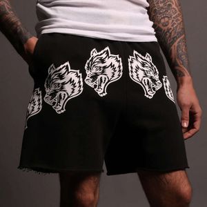 Mode herenshorts Zomer Joggers Gym Sport Fitness Katoen Vijfpuntsbroek Casual mode Losse stretchshorts Bodybuilding kort