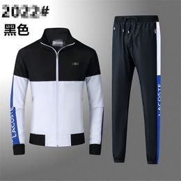 Mode hommes vêtements de sport marque de créateur hommes ensemble printemps et automne hommes deux pièces vêtements de sport style décontracté ensemble