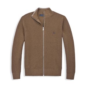 Pull pour hommes de mode automne et hiver marque de laine poney fermeture éclair revers l cardigan veste à manches longues pull pull à capuche pour femmes taille M-2XL