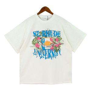 Mode T-shirts pour hommes Designer de luxe T-shirt marque T-shirt Vêtements pulvérisation lettre à manches courtes printemps marée d'été hommes et femmes tee NEW2022