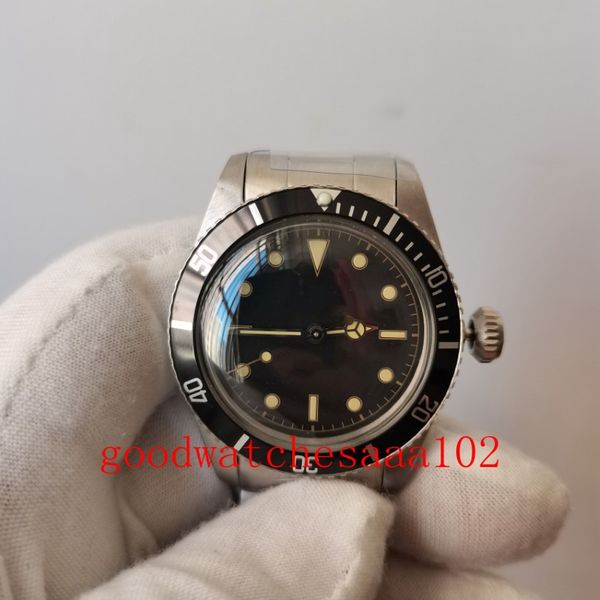 Fashion Men's Watch 40mm Vintage 1675 Sapphire Glass Asia Calibre 2813 Bracelet en acier inoxydable automatique Mécanique hommes WA 235F