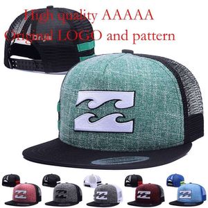 Mode Heren Dames Flat Top Baseball Volwassen Hip Hop Street Dance Hoed Ocean Wave Mountain River Moon Clock