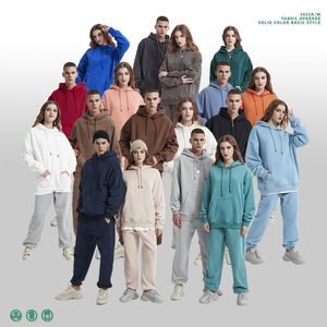 Sweat-shirt à capuche pour hommes et femmes, couleur unie, décontracté, à la mode, nouvelle collection automne 2022