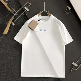 Moda hombres camiseta diseñador camisetas para hombre para mujer High Street Rider imprimir letra gráfica camiseta casual suelta color sólido manga corta top jersey algodón tamaño grande camiseta