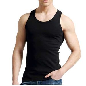 Mode Mannen Tank Top 2-Pack Solid Vest Katoen Mannelijke Mouwloze Tops Slanke Casual Undershirt Tank Top Mannen 2 Stks / partij