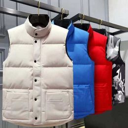 Mode Hommes gilet Vers le bas coton gilet conceptions Hommes et femmes Pas de veste sans manches puffer Automne Hiver Casual Manteaux Couples gilets Gardez