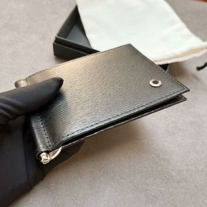 Mode heren portemonnees Designer kaarthouder Luxe handtassen zwart kalfsleer Europese en Amerikaanse stijl dames portemonnees