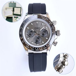 Fashion Men Watches U1 Luxury Designer Watch Black C￩ramique C￩rame Gold Strap Caoutchouc Automatique Chronographe Sport AutoFroping With Watch Box Jason007 Cool Nice