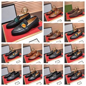 Zapatos de boda de moda para hombre, zapatos de oficina para hombre, zapatos planos formales para hombre, zapatos de vestir de cuero de negocios clásicos para hombre, talla grande 38-45