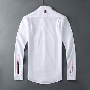 Mode hommes chemise blanche Blouse décontracté à manches longues coton Oxford haut coréen femmes formelle de haute qualité 220322