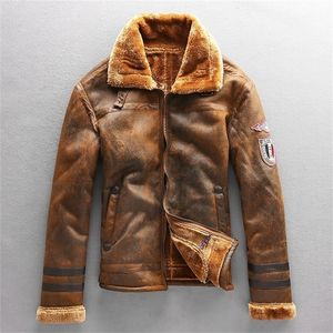 Fashion Men Winter Warm lederen jassen Mens Dikke Fleece Casual Wind Breaker Pu Leather Coats Winter Motorfietsbont Lagen 201127