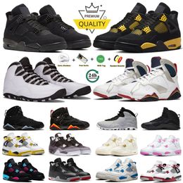 Jumpman 4 Retro 4S OG Basketball Shoes Mujeres Mujeres Trainers Sports Sneakers Plataforma amortiguada Zapatos