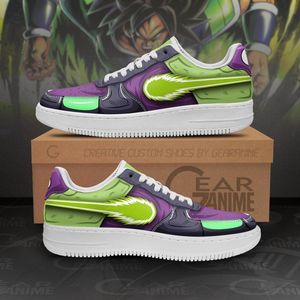 Fashion Men Women Anime Casual Shoes Broly Air Power Sneakers Italië Luxe Manga Low Top Leather Designer Simple Custom Animes For Fans Sportschoenen MN2105 EU 36-48