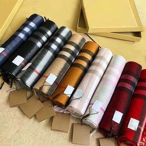 Mode hommes femmes cachemire écharpe classique plaid foulards de créateur doux luxe automne et hiver longue écharpe cadeaux de vacances doivent avoir 9 styles