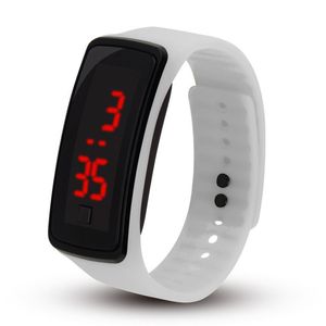 Mode Mannen Vrouwen Casual Sport Armband Horloges LED Elektronische Digitale Snoep Kleur Siliconen Horloge voor dames Kinderen montre wk156