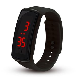 Mode Mannen Vrouwen Casual Sport Armband Horloges LED Elektronische Digitale Snoep Kleur Siliconen Horloge Voor Dames Kinderen