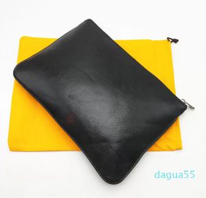 Bolso de mano para hombre y mujer, bolso clásico para documentos, funda para portátil